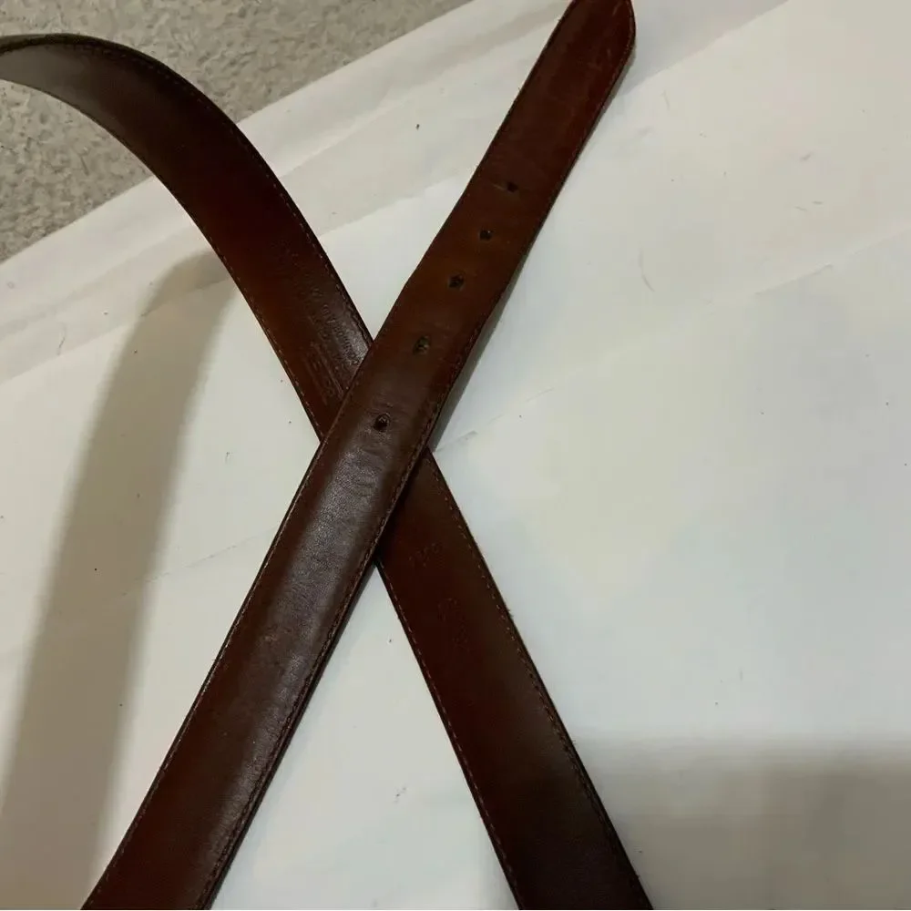 Vintage Coach 5923 Sienna Leather brown Belt, Size 38/95